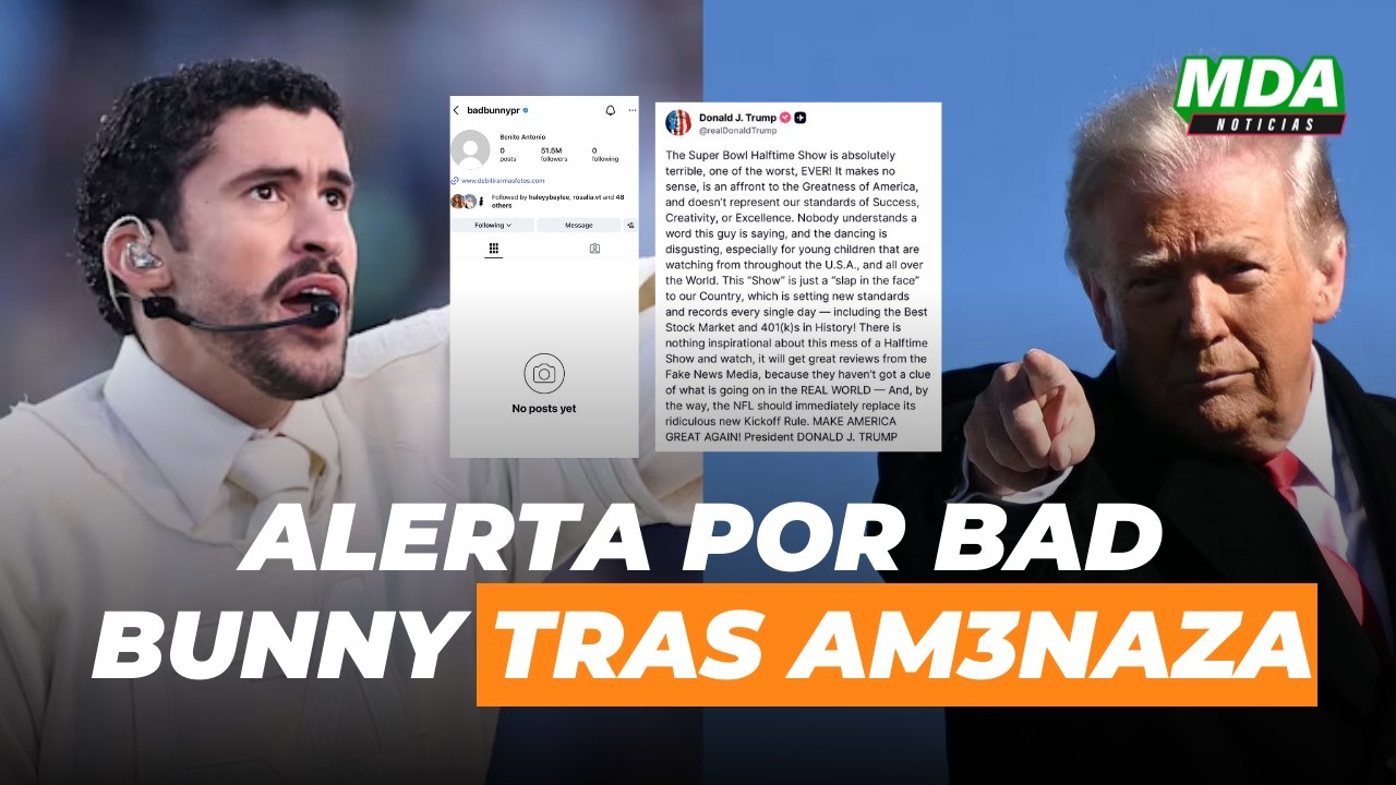 BAD BUNNY BORRA TODO tras AM3NAZA por su MENSAJE de UNIDAD en el SUPER BOWL y la REACCIÓN de TRUMP