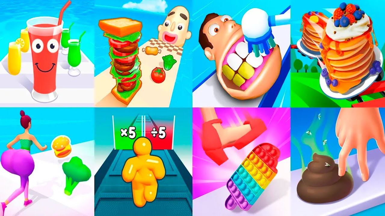 Sandwich Runner -  Pancake Run - Juice Run - Mooncake run - Teeth Runner - Teeth Shield - Noodle Run