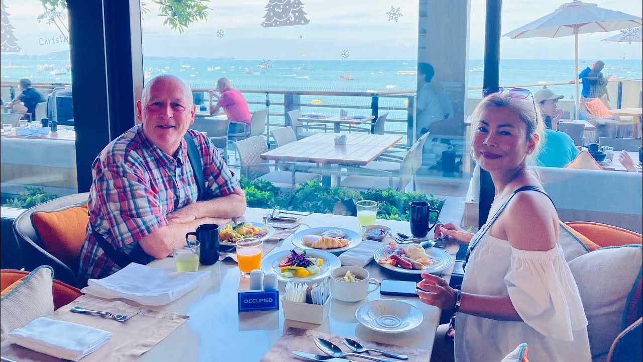 5 star luxury breakfast buffet at Edge at Pattaya Hilton Hotel