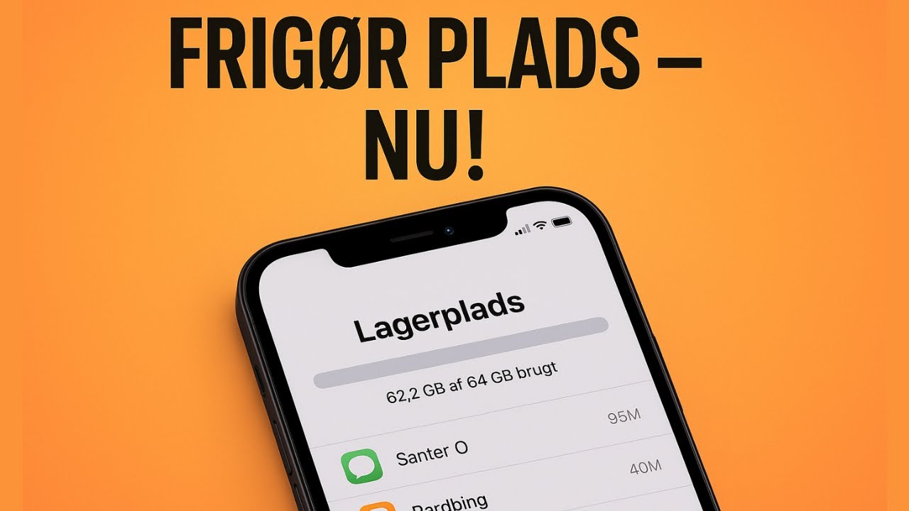 Din iPhone mangler lagerplads! Ryd skjulte filer!