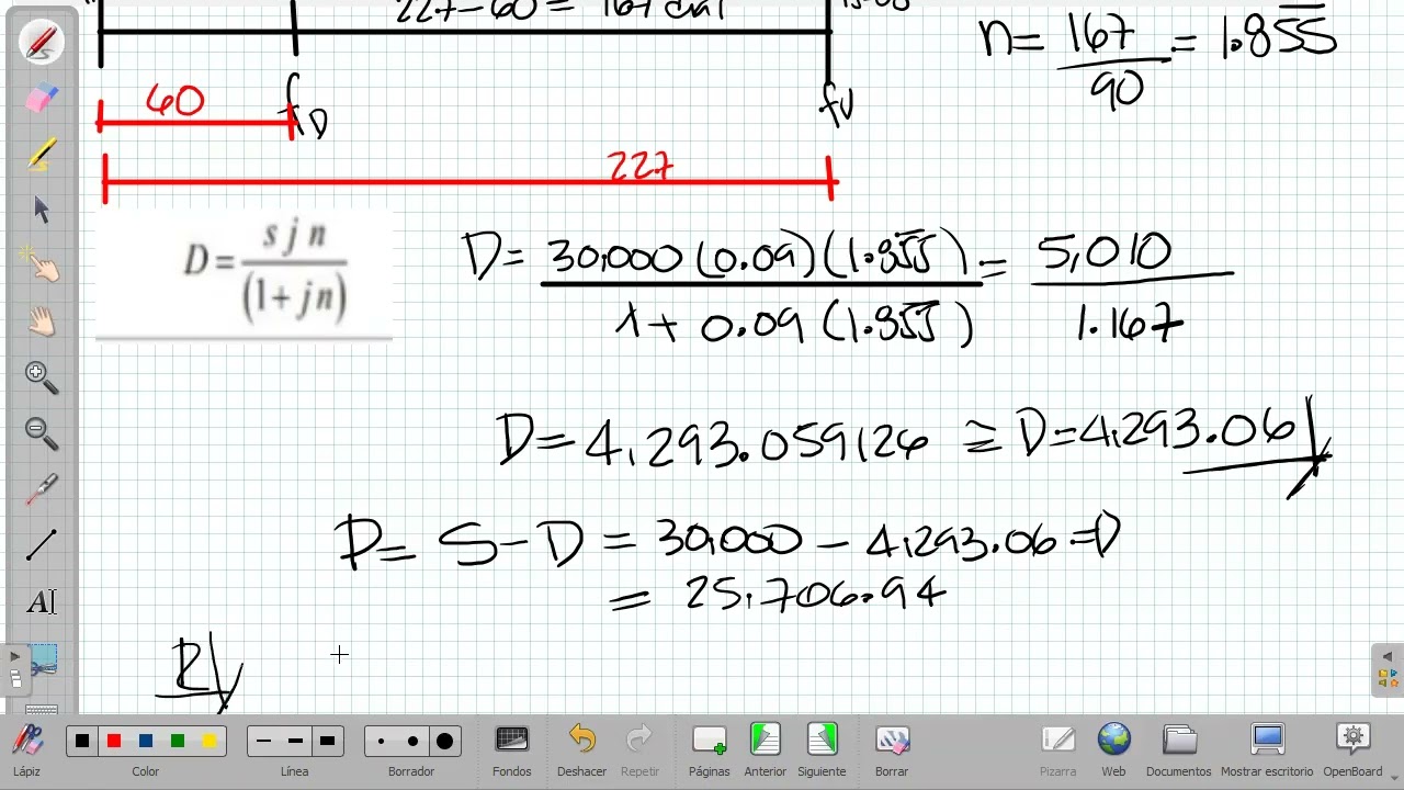 MATEMÁTICA FINANCIERA - DESCUENTO COMERCIAL PARTE 01