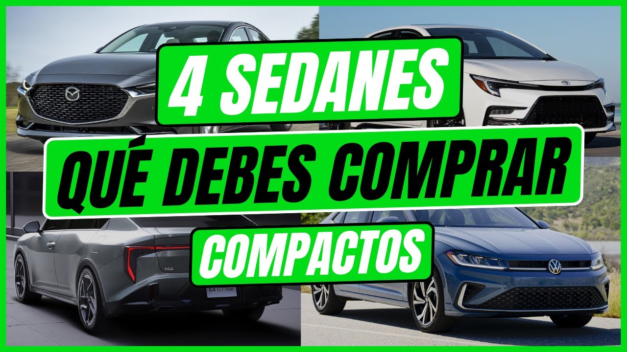 Los MEJORES SEDANES compactos | Top 4