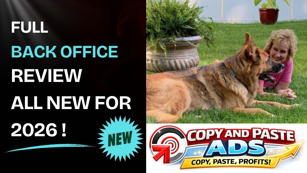 Copy and Paste Ads System Walkthrough | Full Back Office Review All New For 2026