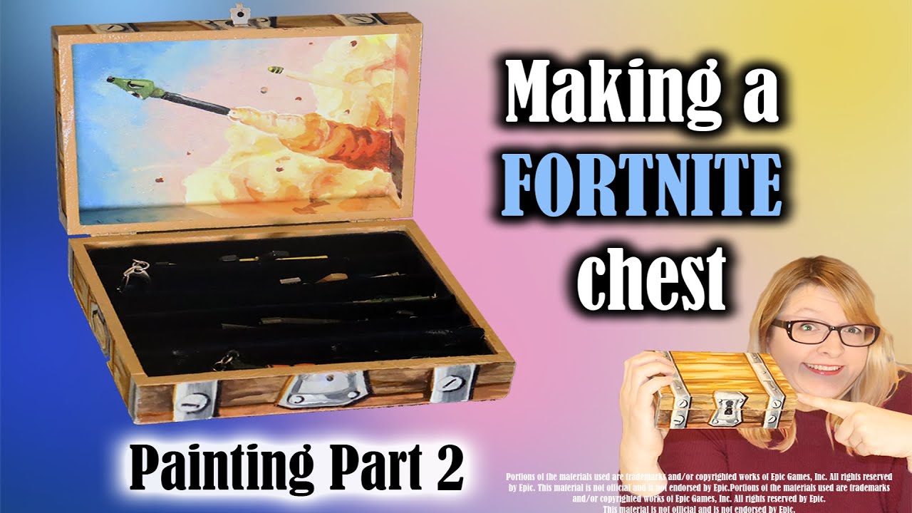 How to make a Fortnite style kids chest Part 2