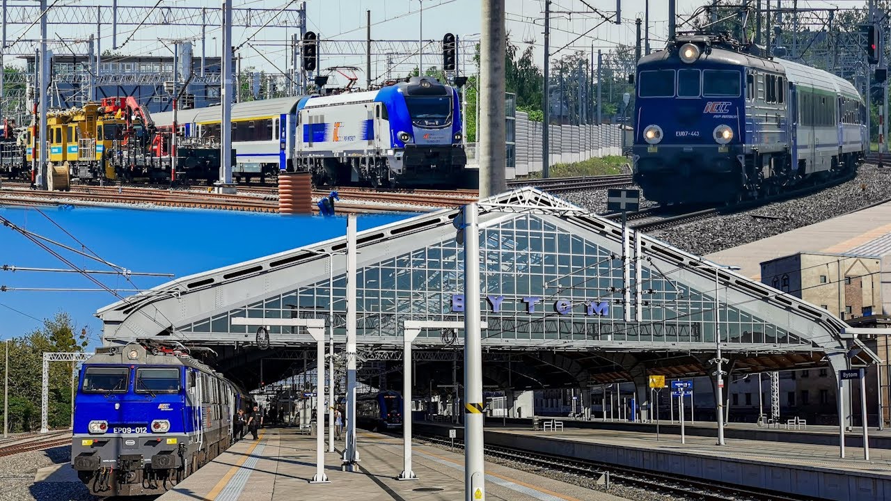 [Bytom] Powrót pociągów InterCity! | Pociągi na stacji w dzień obowiązywania letniej korekty | 4K