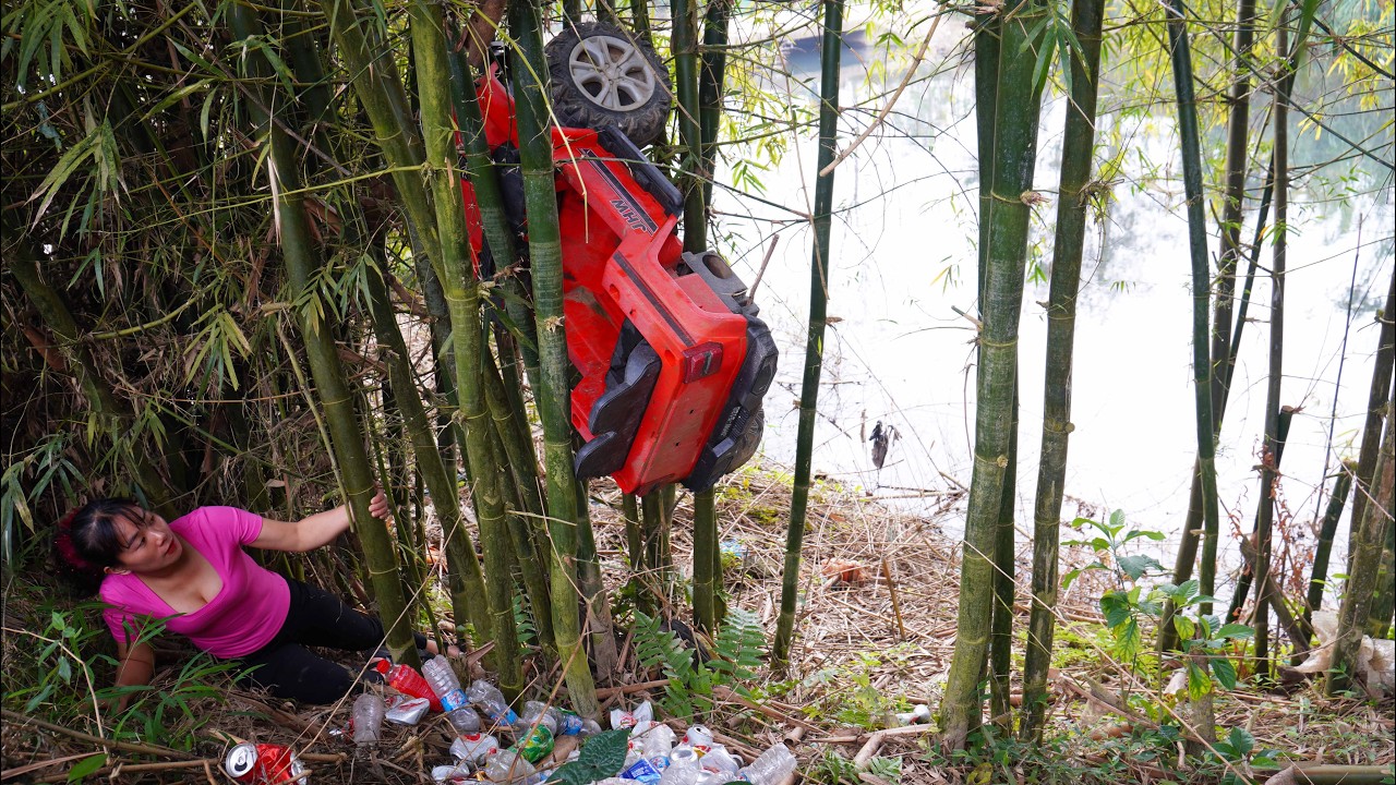 The Girl Accidentally Found a Large Sum Of Money and a Supercar in an Abandoned House by the Stream.