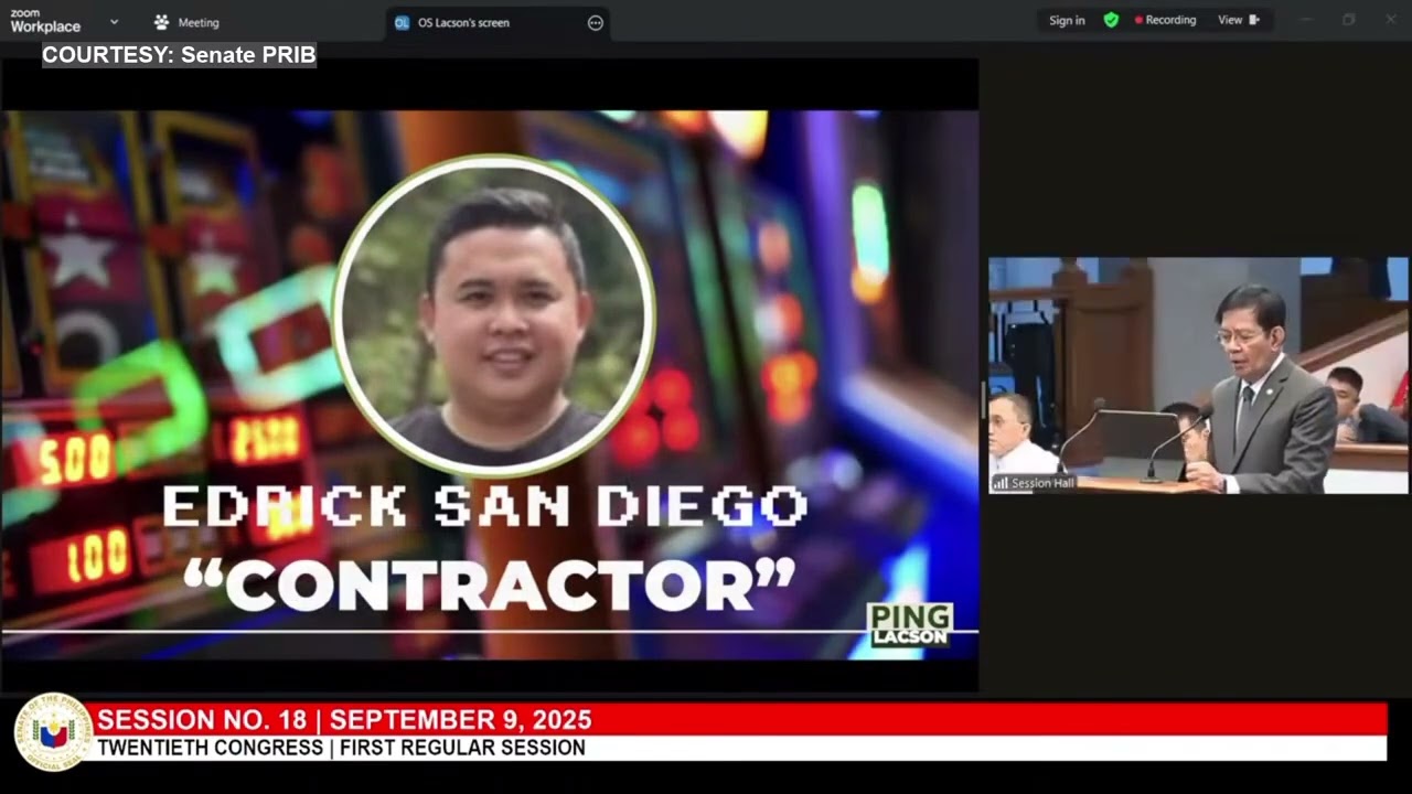 Sen. Lacson links ex-DPWH Sec. Bonoan with Bulacan flood contractor | GMA Integrated News