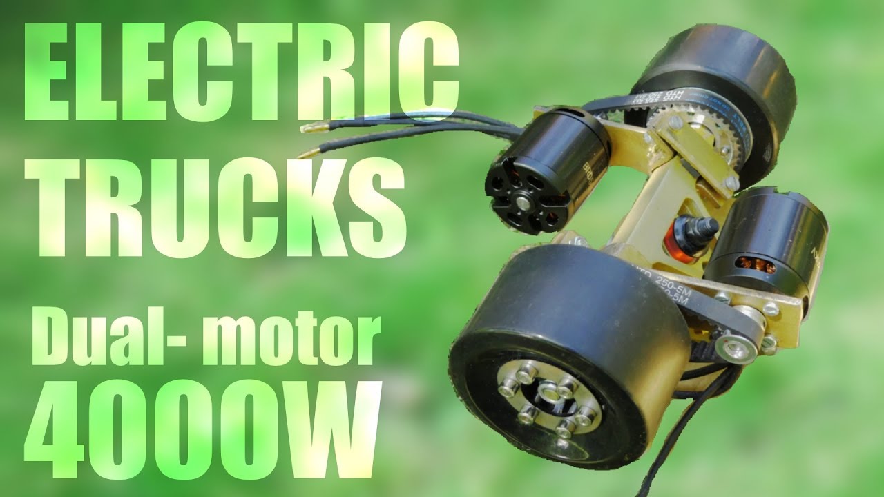 Fabriquer un skate électrique 2.0 : DES TRUCKS DE 4000W