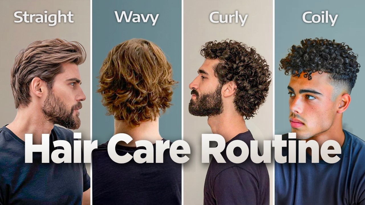 most SIMPLER men hair care routine for all hair types!