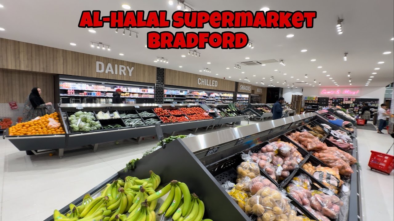 Shopping at Al Halal supermarket Bradford ❤️