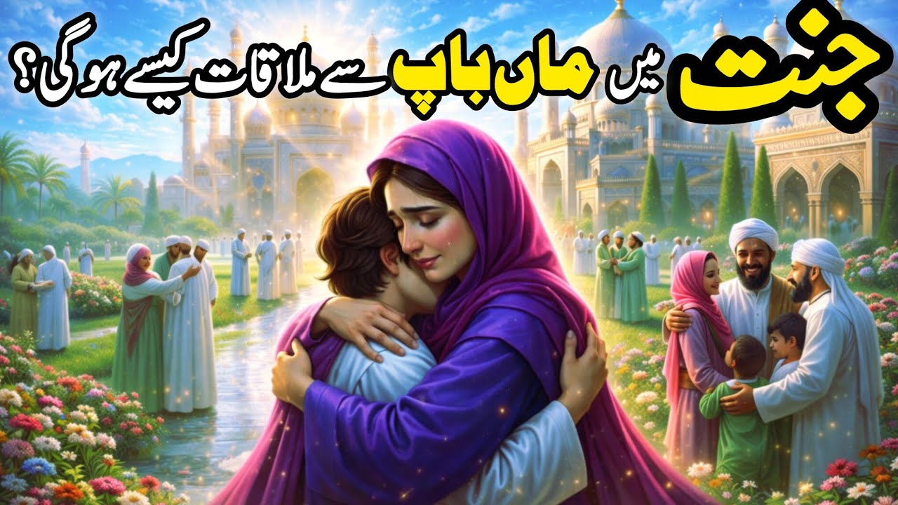 Jannat Main Apne Maa Baap Se Mulaqat Kese Ho Gi| Jannat Ka manzar| Islamic story