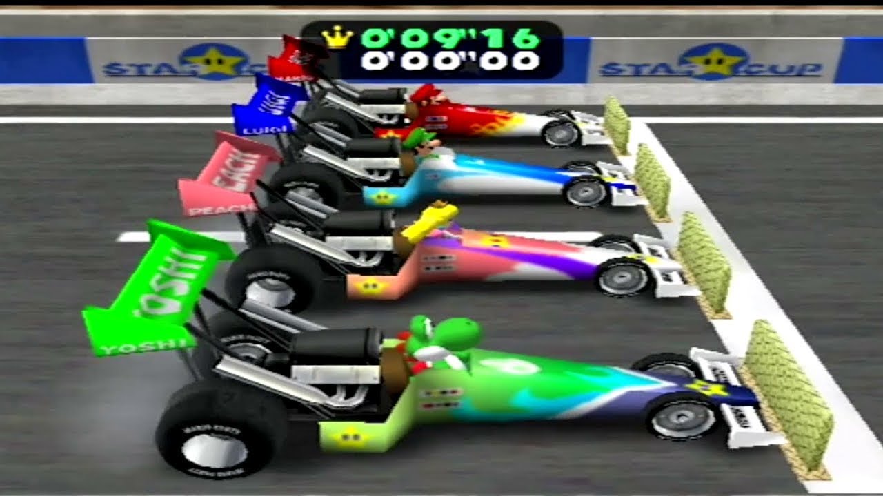 Mario Party 4 - All Racing Minigames