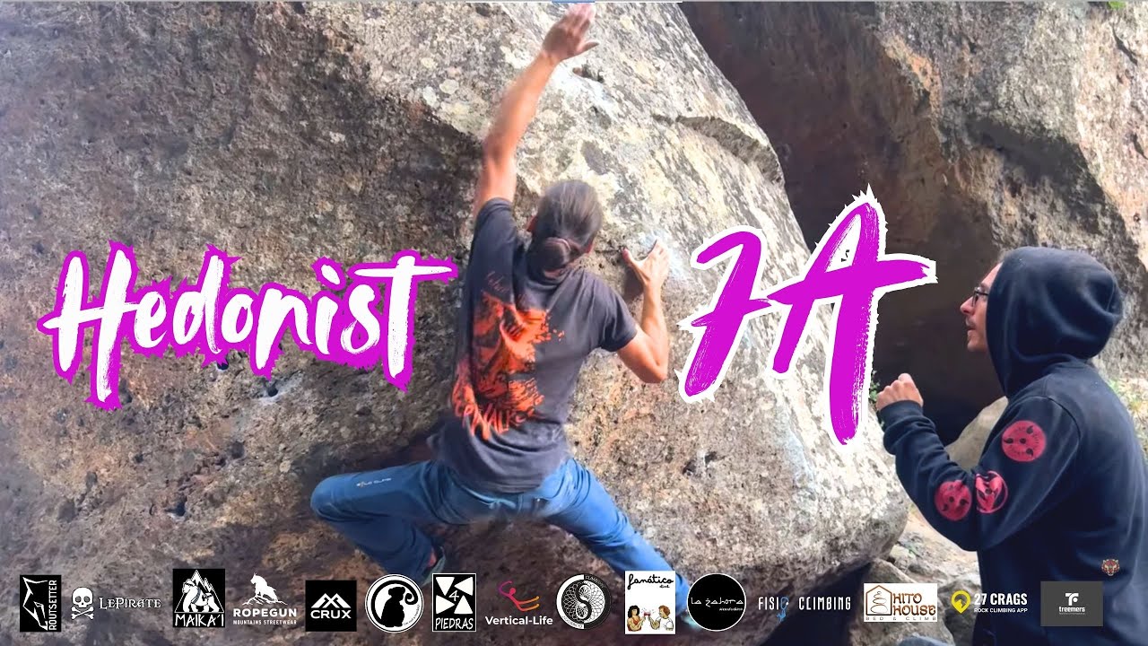Hedonist 7A | Tenerife Boulder | Sector Arico Ortiz