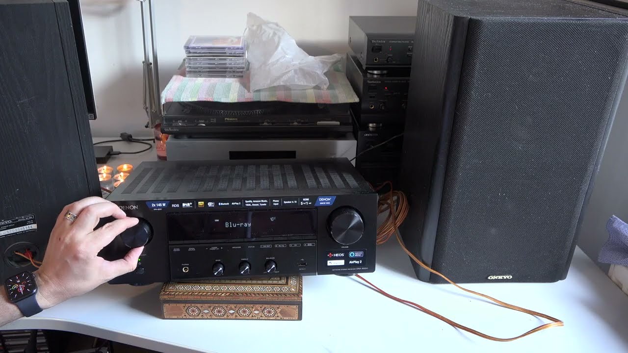 Denon DRA 800H pornire și test FM + DAB (film 049/2022)