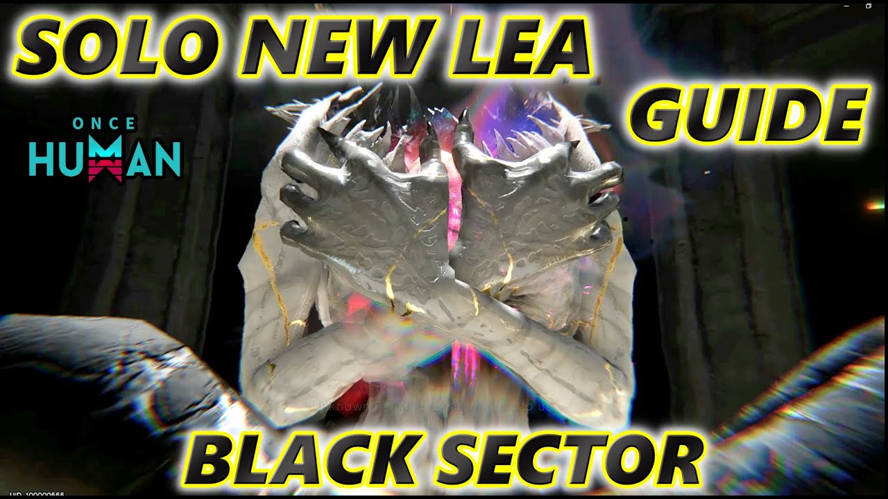 Once Human Solo New LEA Guide! Black Sector, Zone Of Haze, Master the Newest Way Of Winter LEA First