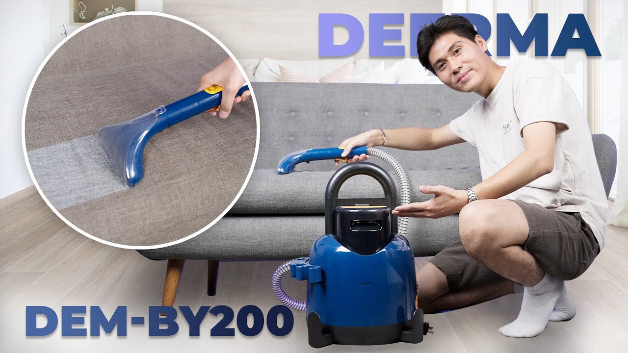 Tự giặt sofa và thảm đơn giản tại nhà với máy giặt cầm tay Xiaomi Deerma BY200!