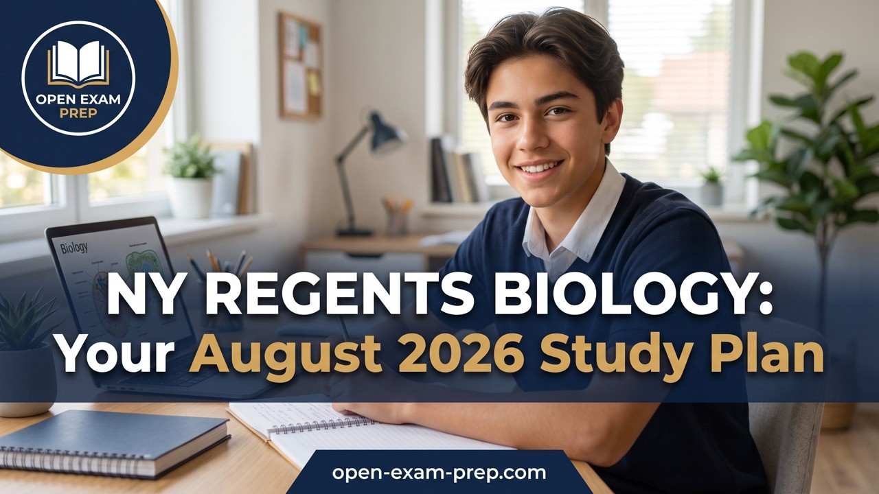 Экзамен NY Regents по биологии (Life Science): план подготовки и формат теста на август 2026 года