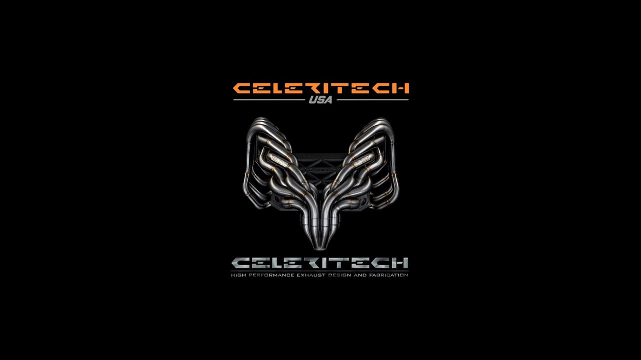 Celeritech Chevrolet Corvette C6 exhaust system in full CAD