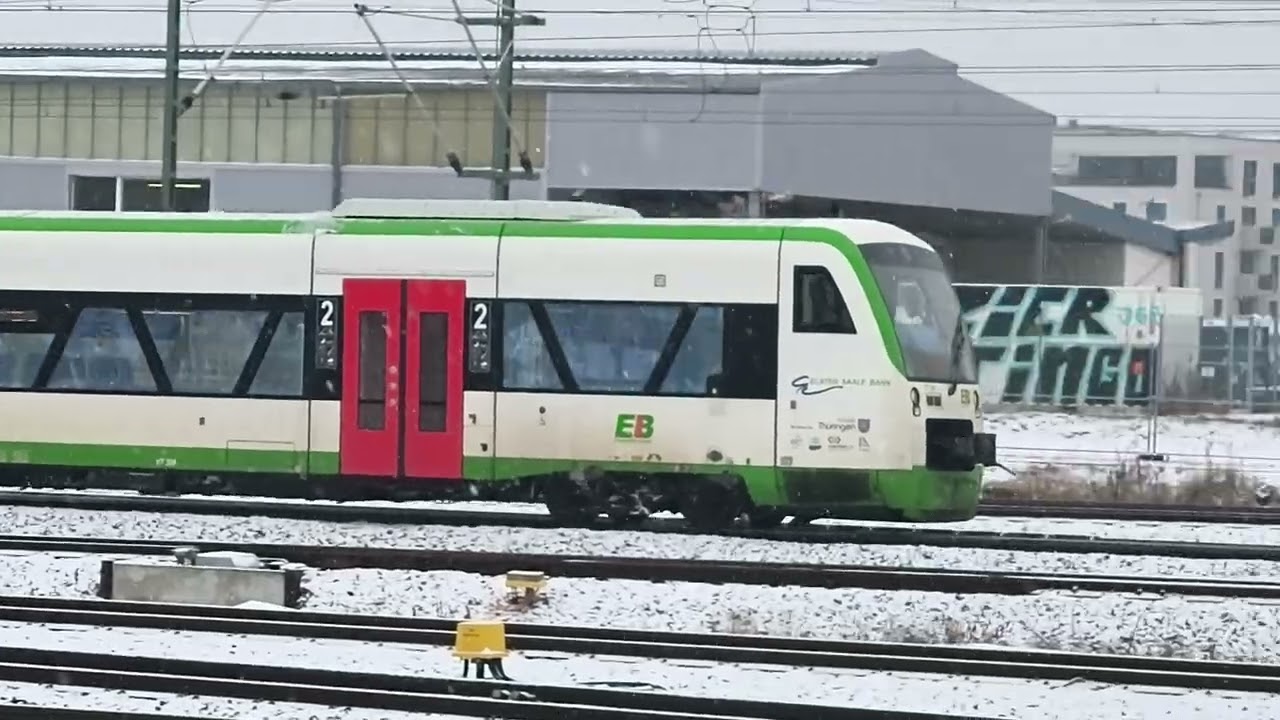 RE12 (2x Baureihe 650) Abfahrt in Leipzig Hbf nach Saalfeld (Saale)/Gera Hbf 