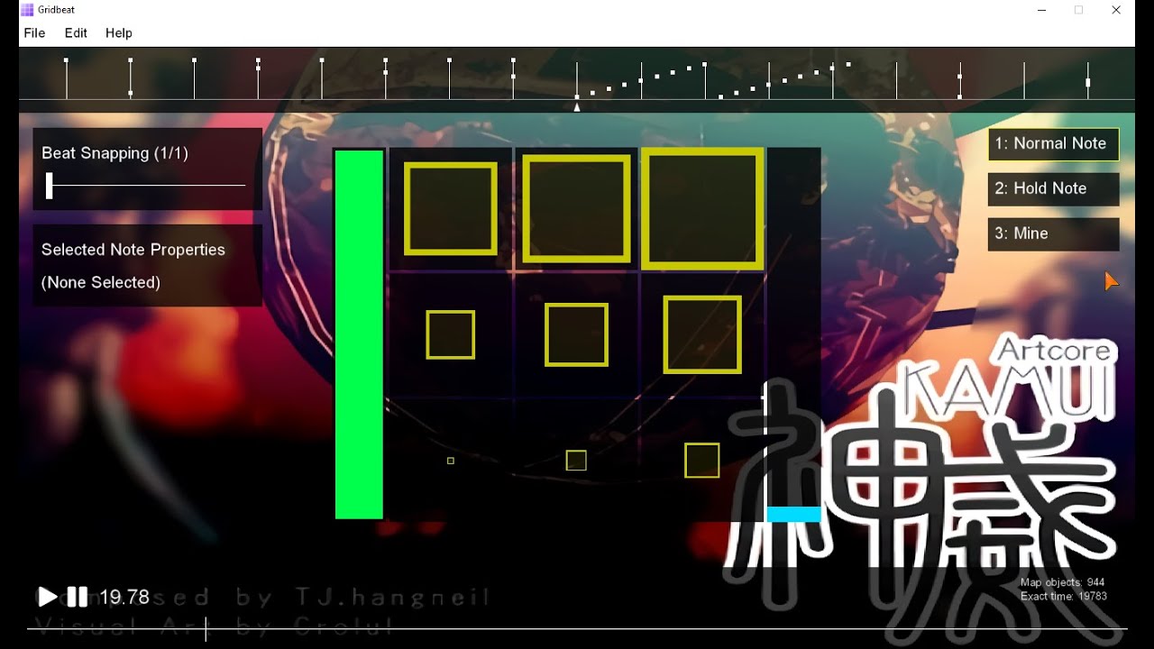 I made a rhythm game   (link in description)