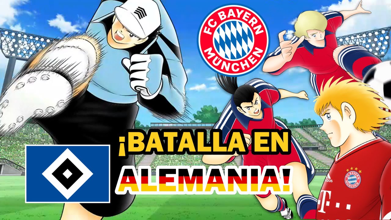 ¡PARTIDO SALVAJE! EL BAYERN DE SCHNEIDER VS EL HAMBURGO DE WAKABAYASHI - CAPTAIN TSUBASA ROAD TO 02