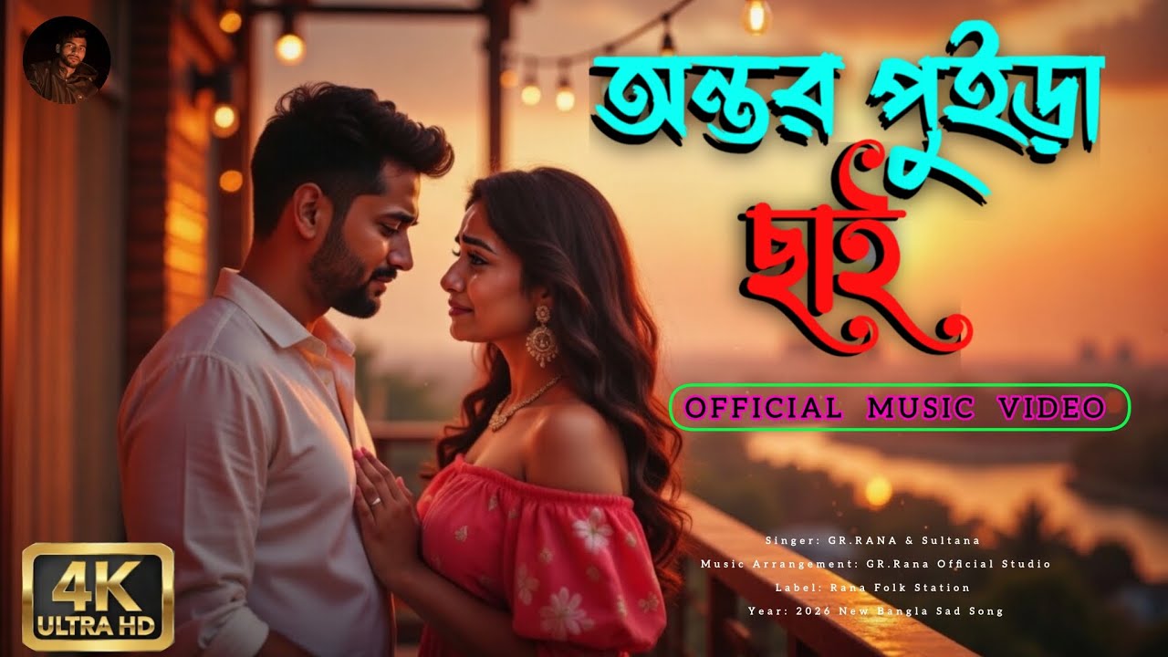 অন্তর পুইড়া ছাই | 🥺 | Ontor Puira Chai  | Music Video| New Bangla Sad Song 2026 | GR.Rana & Sultana