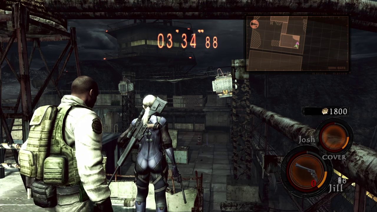 RE 5 - Glitching the last part of Desperate Escape (Solo Professional PS4)