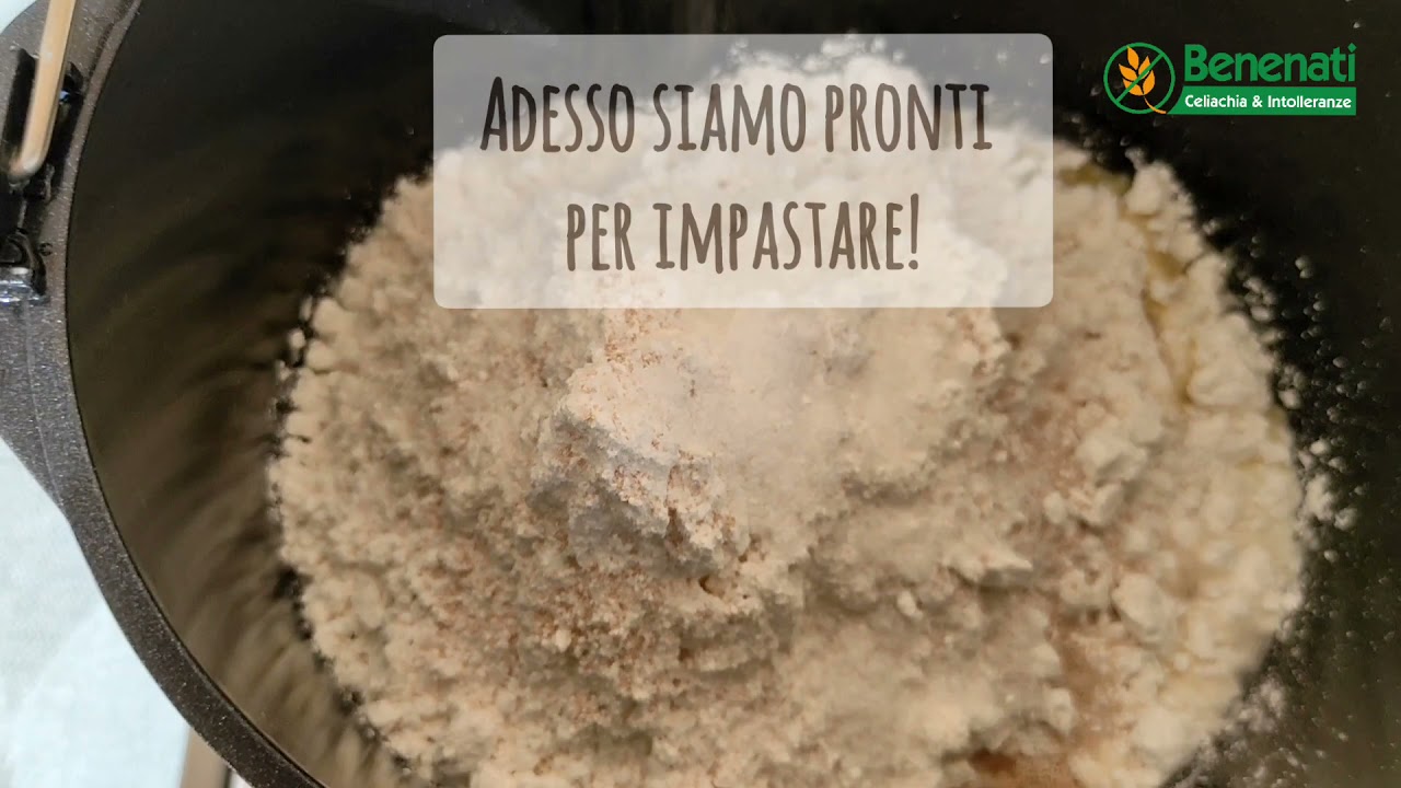 Pane senza glutine cottura macchina del pane