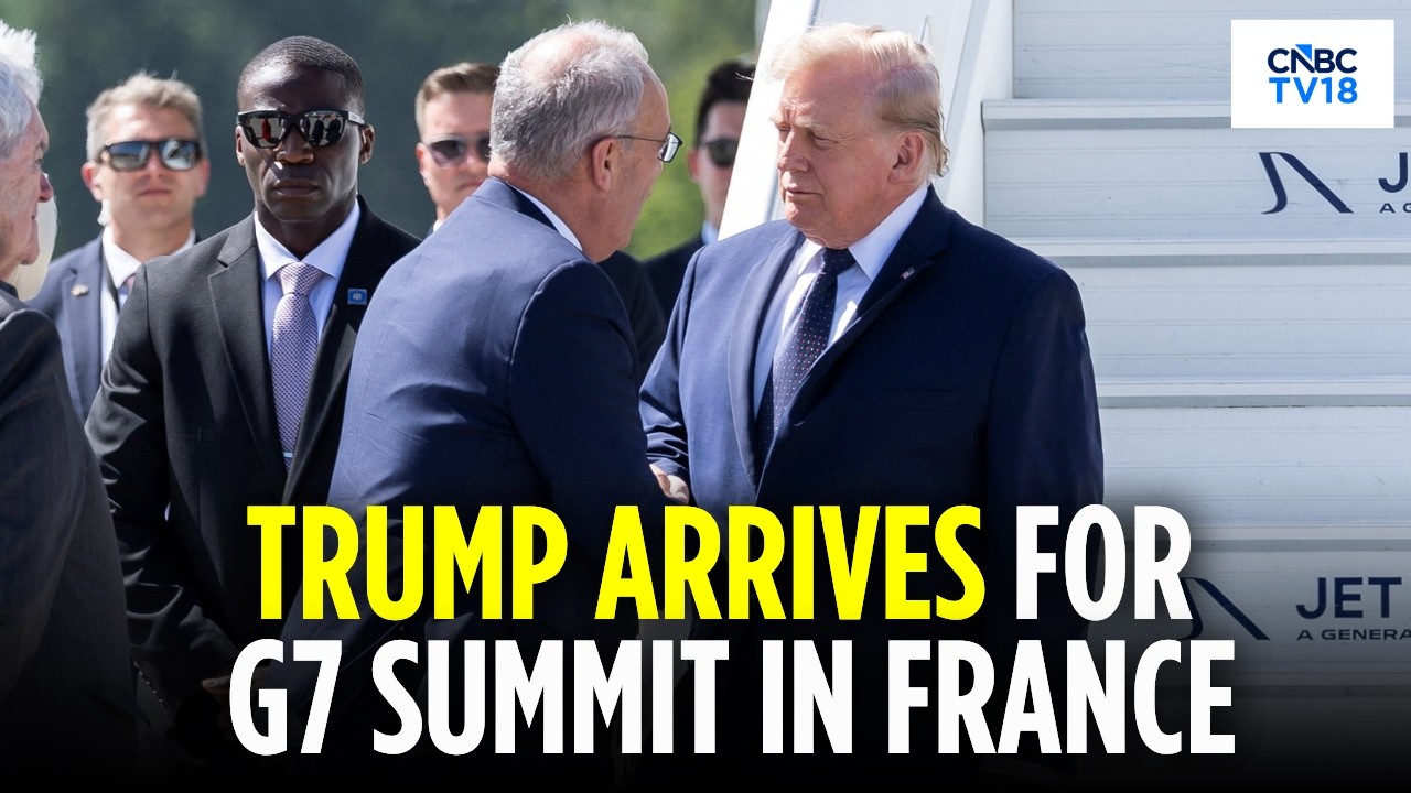 WATCH: Trump Arrivals at Geneva Airport En route for G7 Summit in Evian-les-Bains, France | N18G