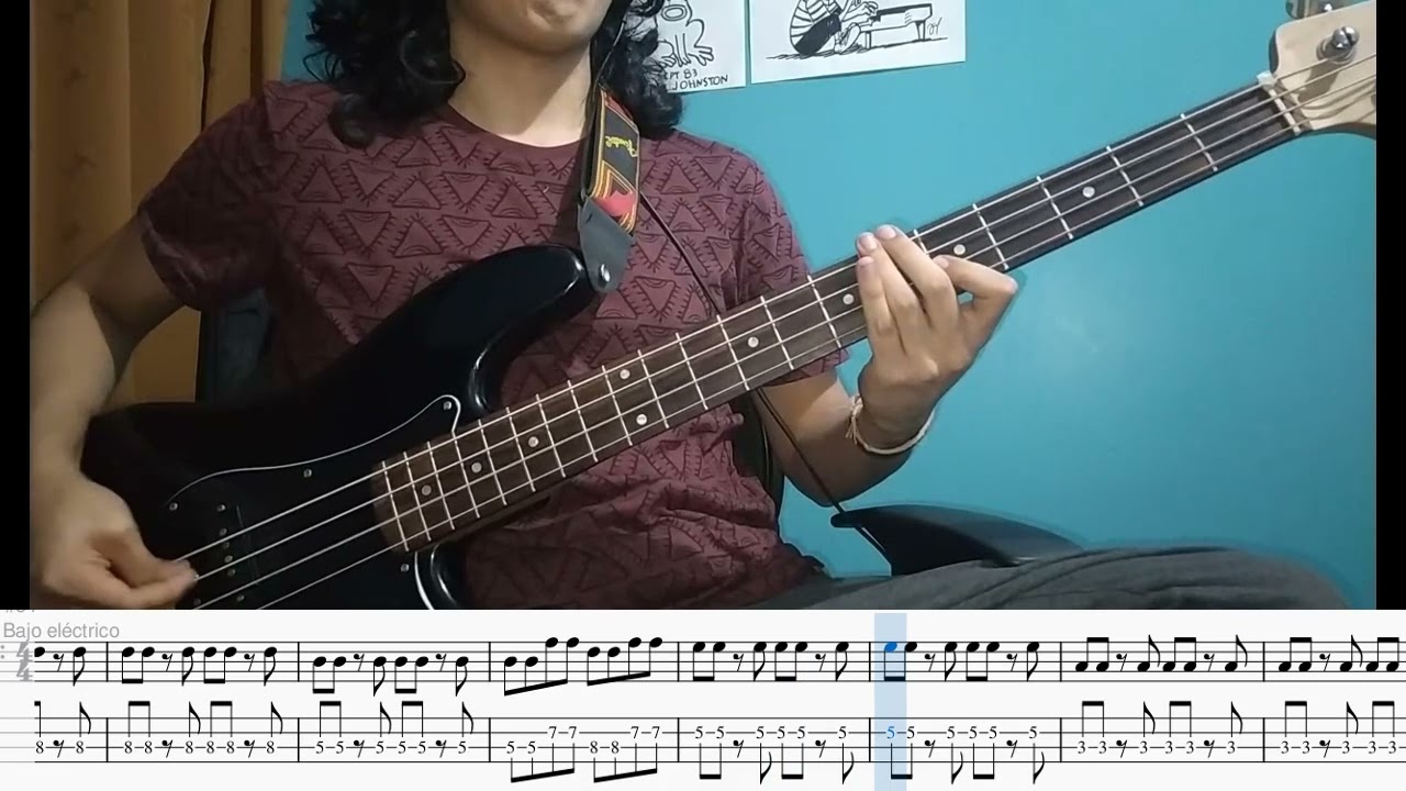 Stargazing - The Neighbourhood (Bass Cover with TABS)