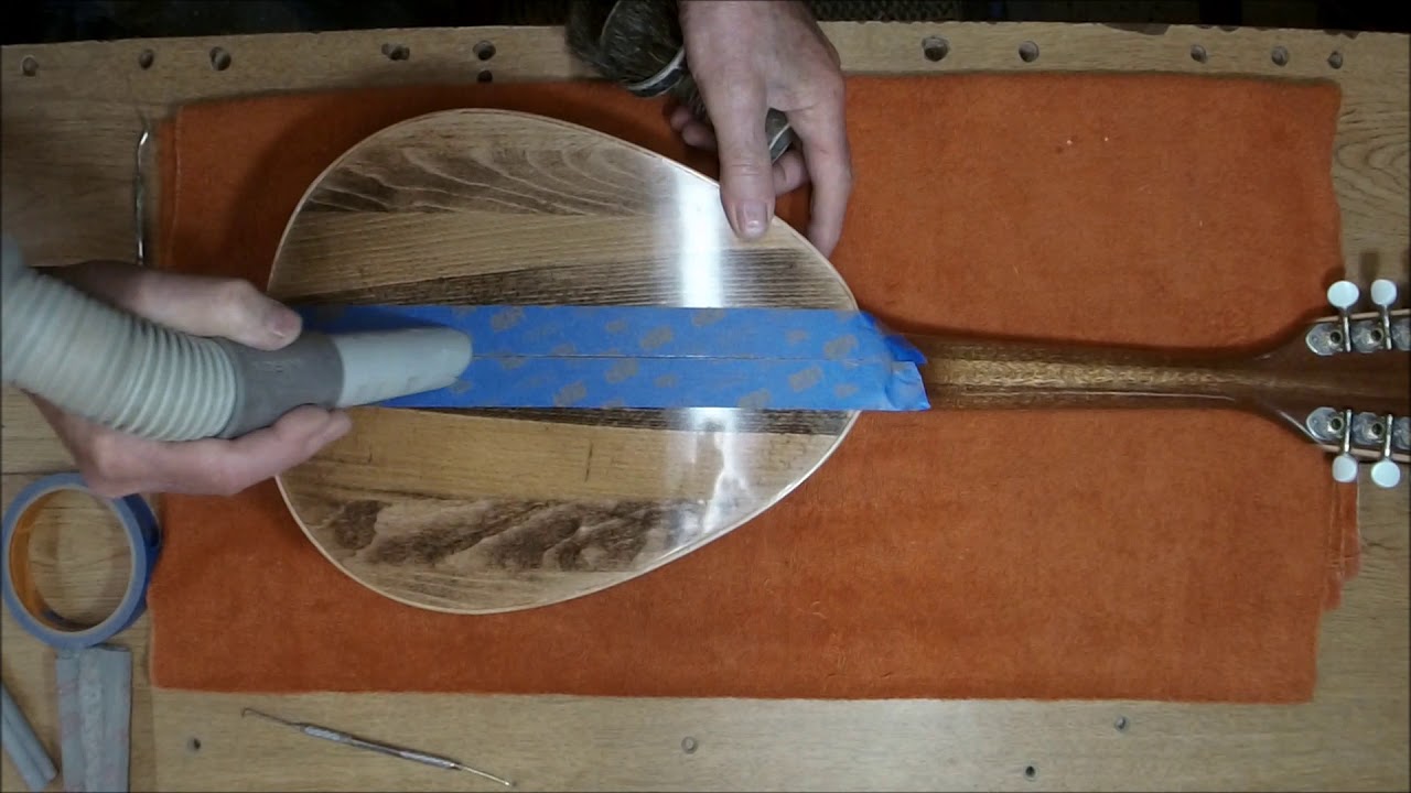Mandolin Crack Repair pt 1 of 2