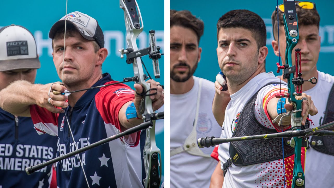 USA v Spain – recurve men's team quarterfinal | Final Olympic qualifier 2021