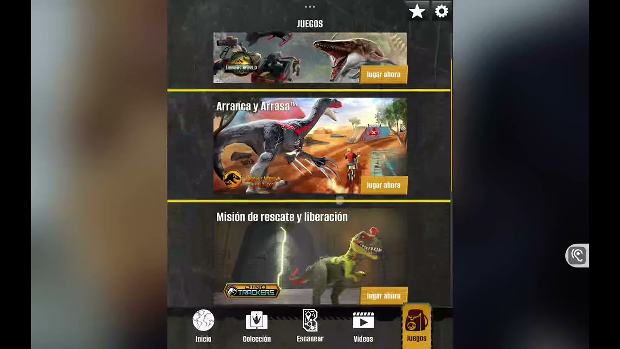Juego Jurassic 