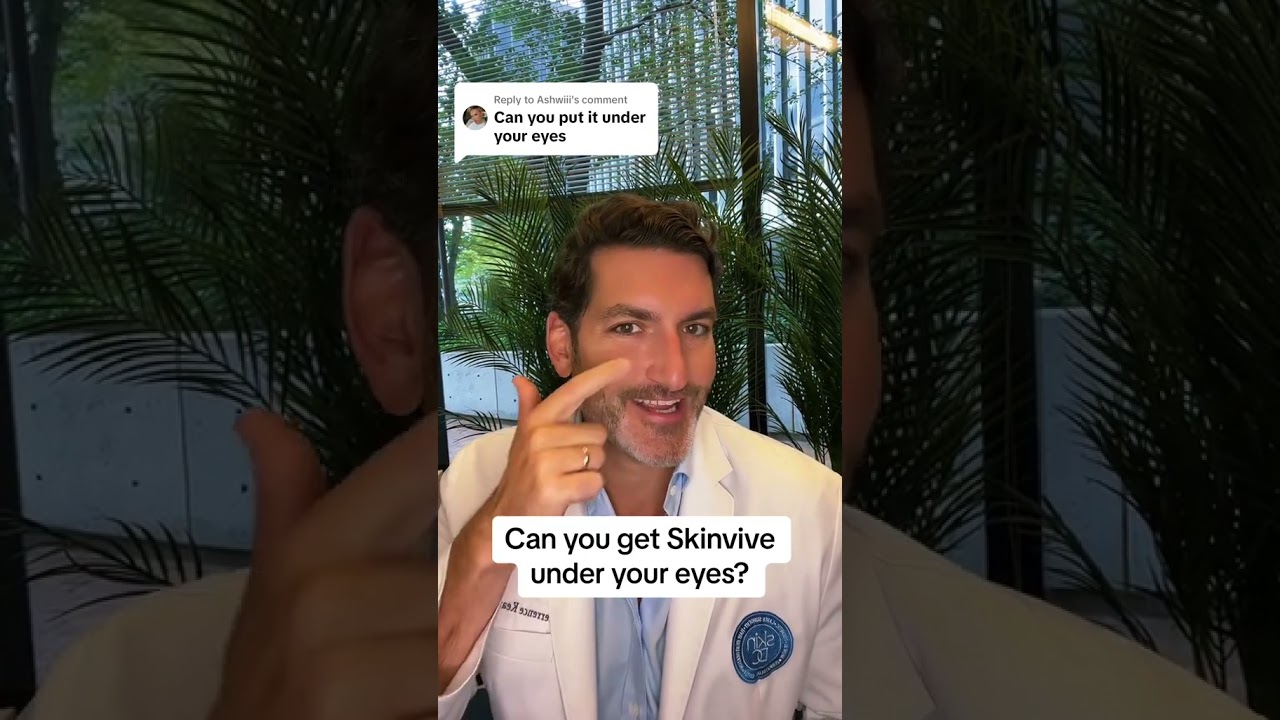 CAN YOU GET SKINVIVE UNDER YOUR EYES? #shorts