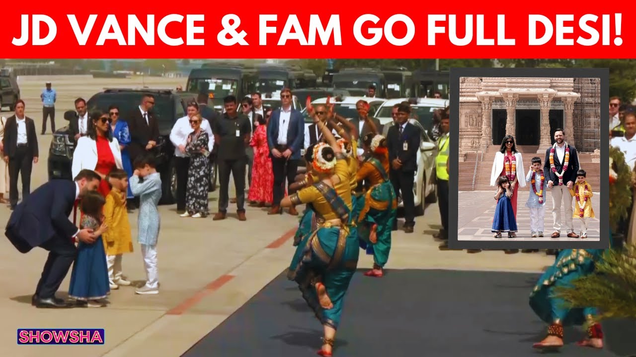 JD Vance In India: US Vice President's Wife Usha Vance & Kids Get Classical Dance Welcome | N18G