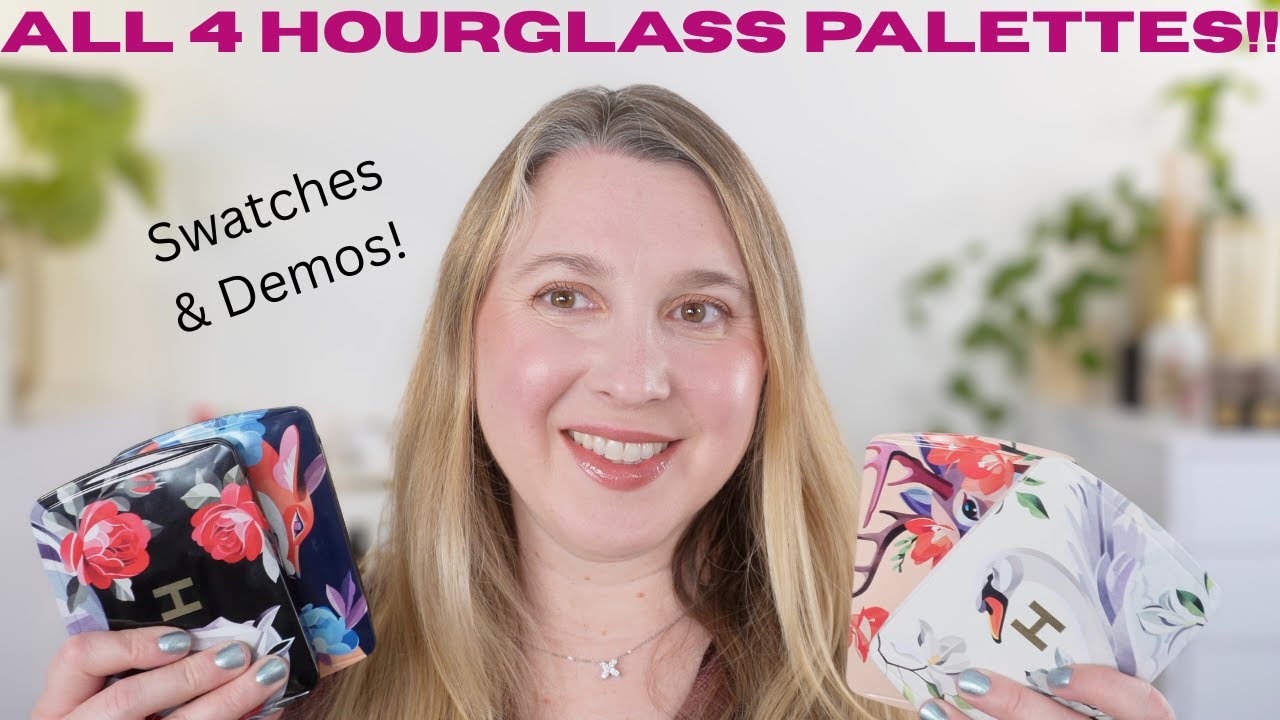 ALL 4 HOURGLASS HOLIDAY UNLOCKED PALETTES!  Swatches, Demos, Details