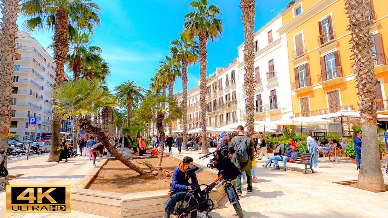 Bari Italy Walking Tour 2023 🇮🇹 4K 60fps
