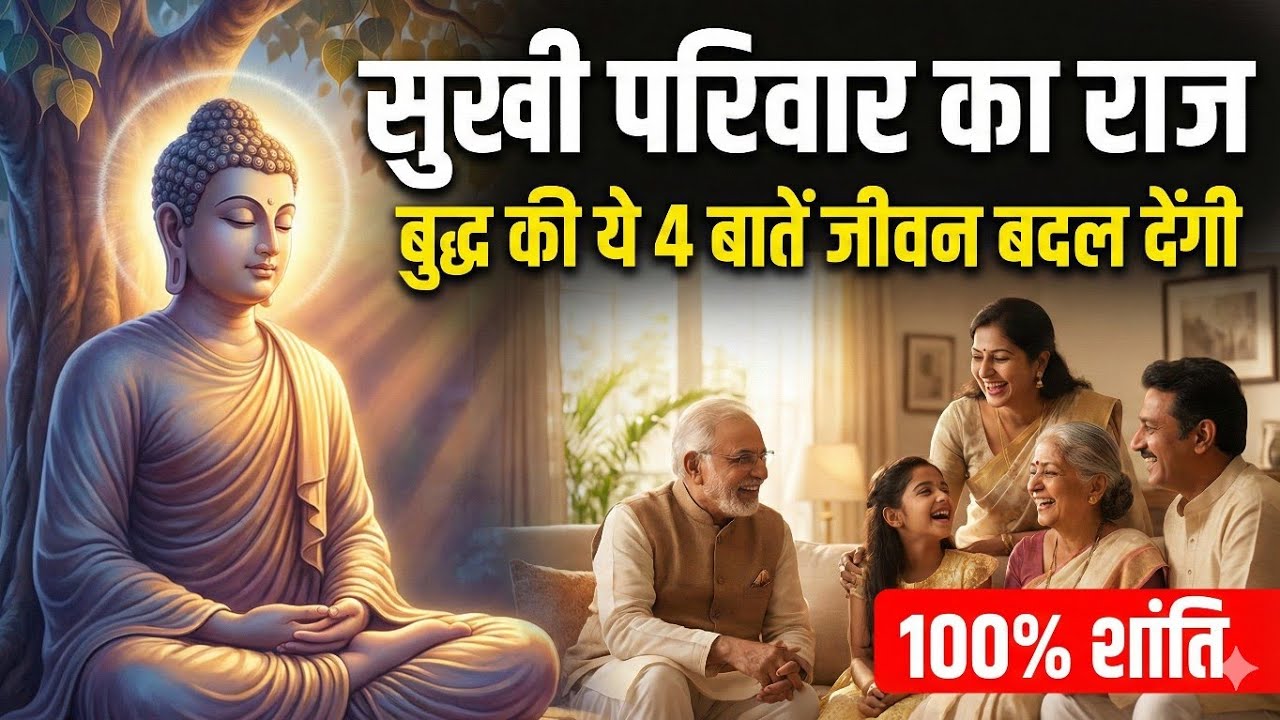 जिस घर में ये 4 आदतें होंगी, वहाँ कभी दुख नहीं आएगा | Mahatma Buddha Motivational, Wisdom Awaking।