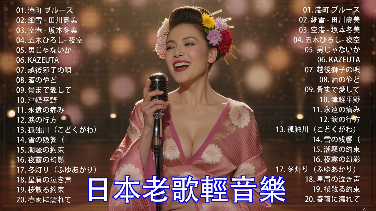 日本演歌 の名曲 メドレー懐メロ歌謡曲 ♪🌸♪ 20古くていい曲 ♪🌸🎶演歌と共に歩いた日々、哀しみも夢だった