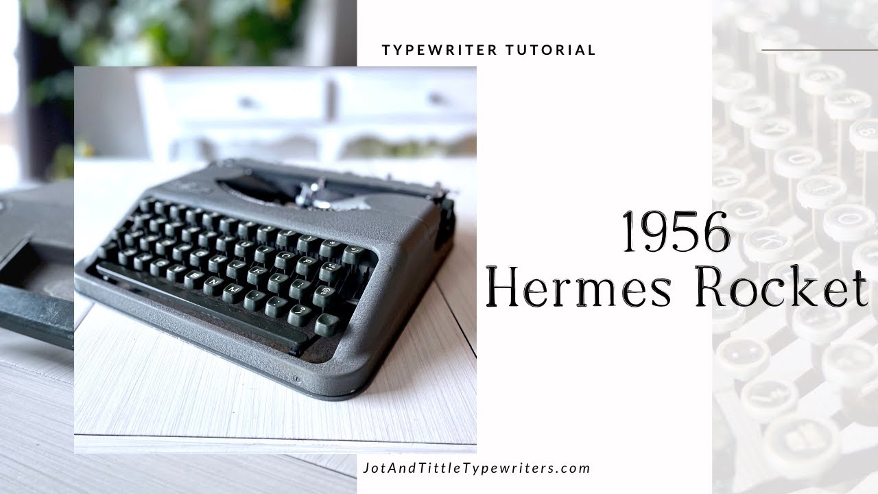 1956 Hermes Rocket | Typewriter Tutorial