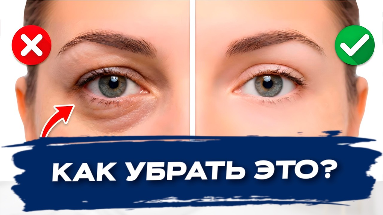 РАБОЧИЙ МЕТОД: как быстро убрать МЕШКИ и ОТЕКИ под глазам