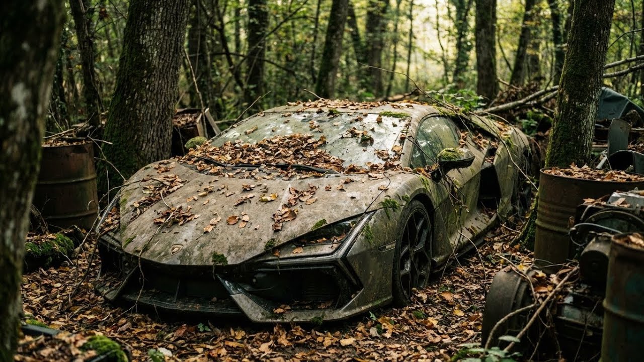 ASMR Rusty Car Revival | Calming Repair Process (Lamborghini Revuelto)