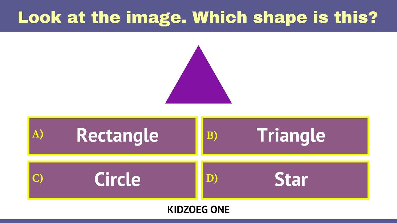 Shapes Quiz for Grade 1 Kids | 12 Easy Geometry Questions on Basic Shapes for Beginners | Math Test