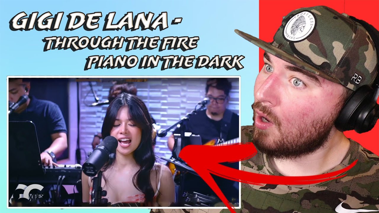 GIGI DE LANA - THROUGH THE FIRE | PIANO IN THE DARK (REACTION)