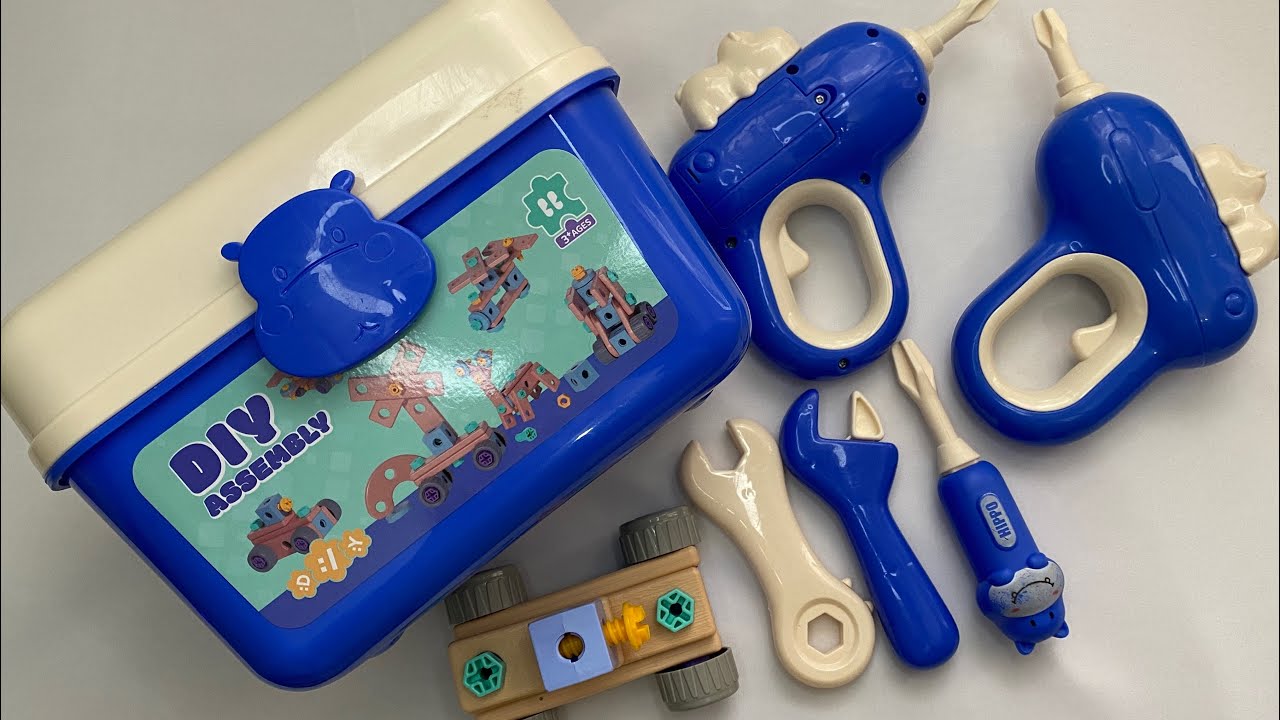 {toy asmr} DIY Assembly Toy Unboxing | No Talking, Just Satisfying ASMR Sounds
