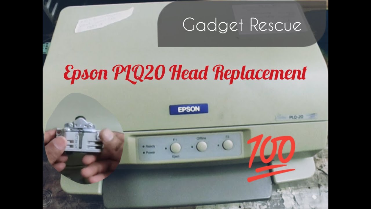 Epson PLQ 20 Printer Head Replacement 2024