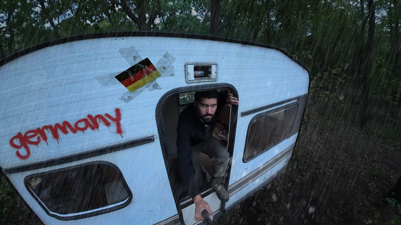 Stealth Camping at an Abandoned R.V. (in Berlin)
