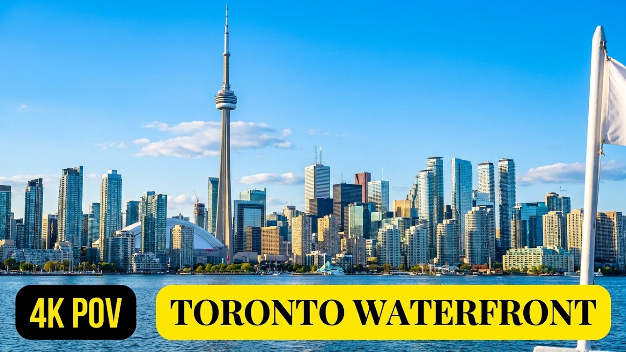 Toronto Harbourfront Walking Tour 🇨🇦 | Toronto's Stunning Waterfront in 4K HDR (POV 2026)