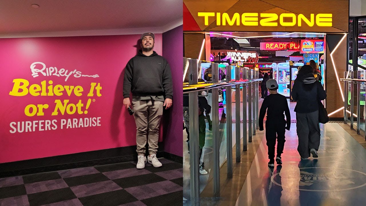 Fun Family Night in Surfers Paradise 🌴 | Ripley’s Believe It or Not, Mirror Maze & Timezone!