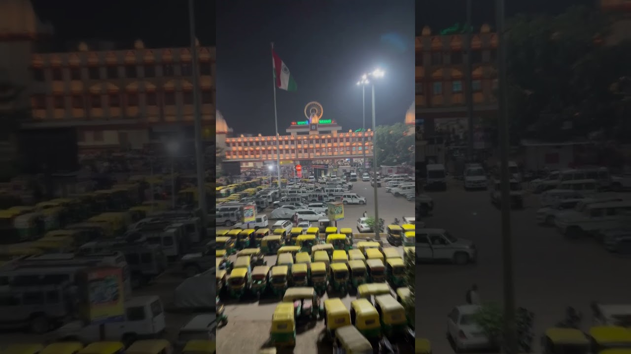 Varanasi Junction Railway Station | Night View | #varanasi  #banaras #railway #station #train #short